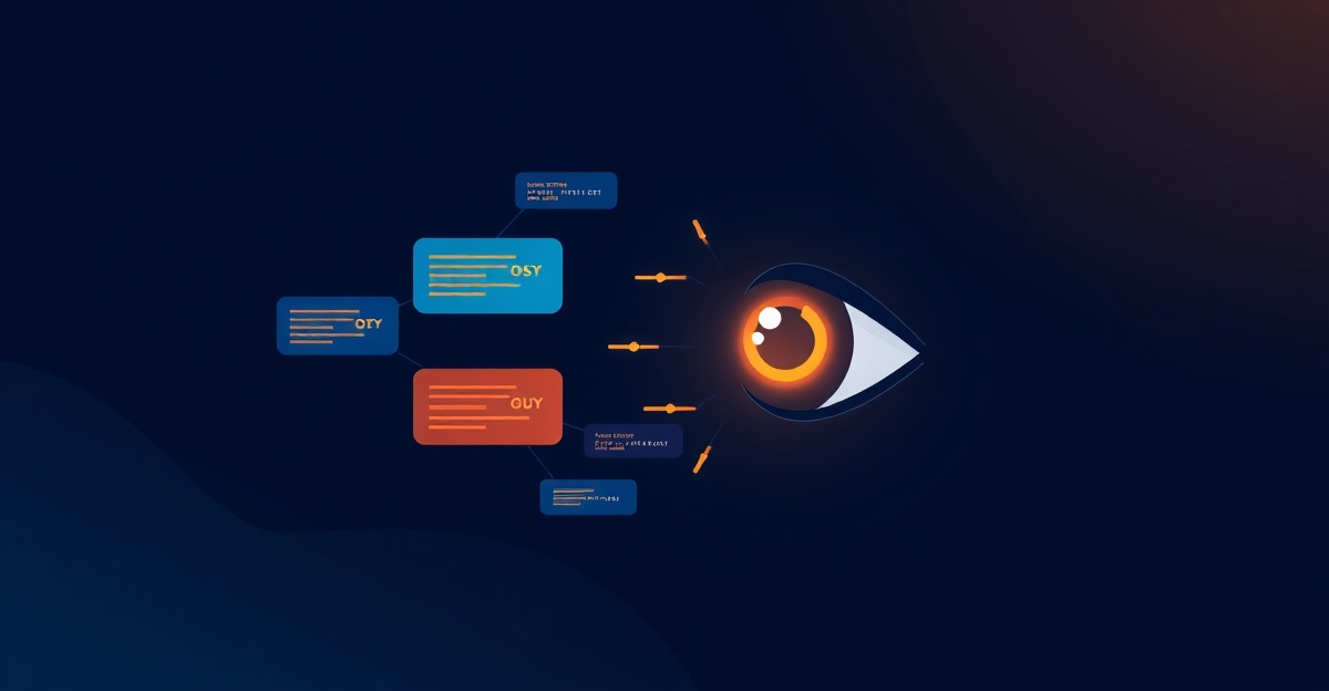 AI-powered code review workflow illustration
